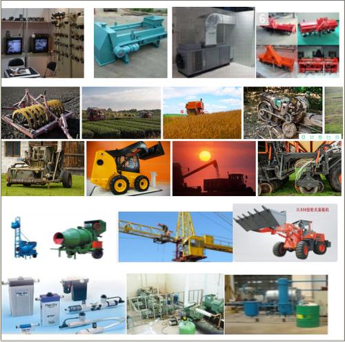 成套设备,小型机电设备,农机设备等重工业产品的进出口业务